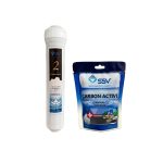 فیلتر شارژپذیر Carbon active به همراه شارژ یدک 140 گرم