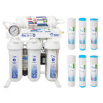 دستگاه تصفیه آب خانگی اس اس وی مدل Craisler400 X700 به همراه پک دوبل فیلتر 3 عددی آنتی باکتریال
