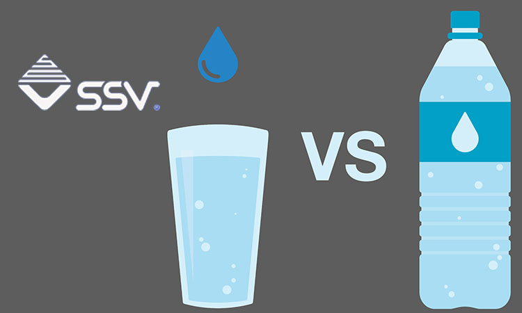 مقایسه آب تصفیه شده با آب معدنی
